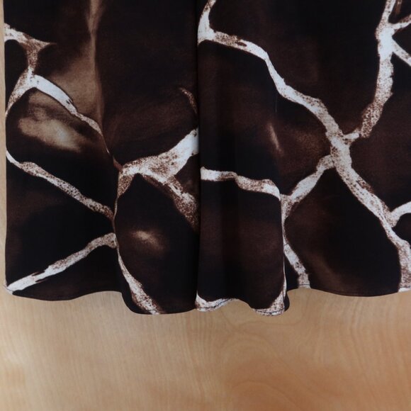 Roberto Cavalli for Neiman Marcus $1800 dress in brown/cream animal print ITALY - Picture 9 of 16